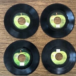 The Beatles Vinyl 45 RPM Vinyl Records